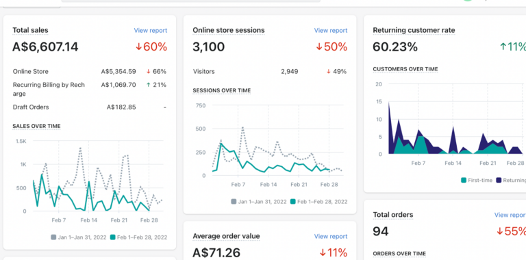 Shopify Analytics Features