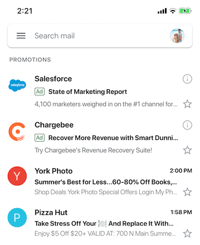 Gmail Ads